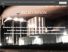 Tablet Screenshot of dgscorpion.pl